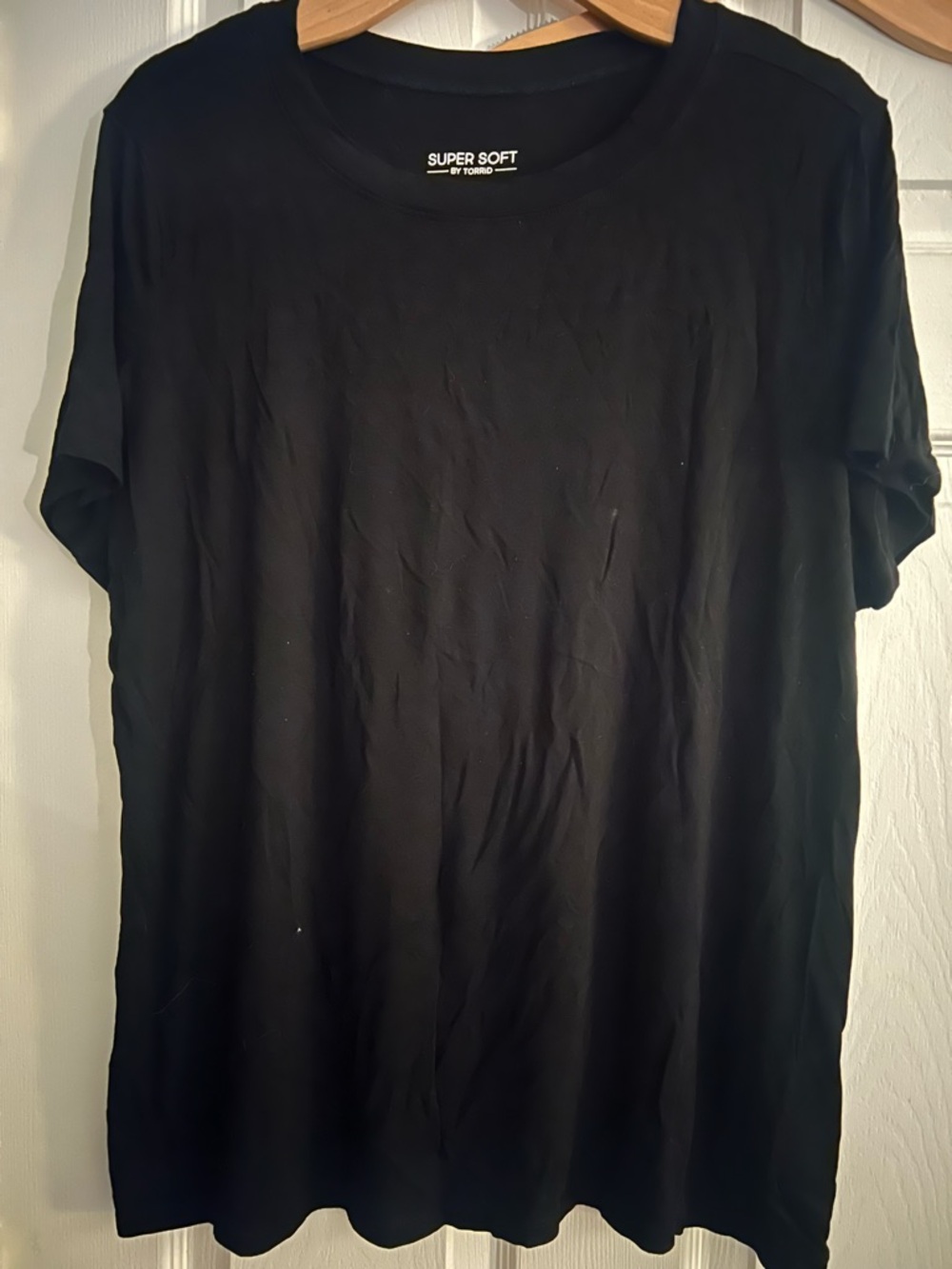 torrid Black Super Soft Crew Neck Tee